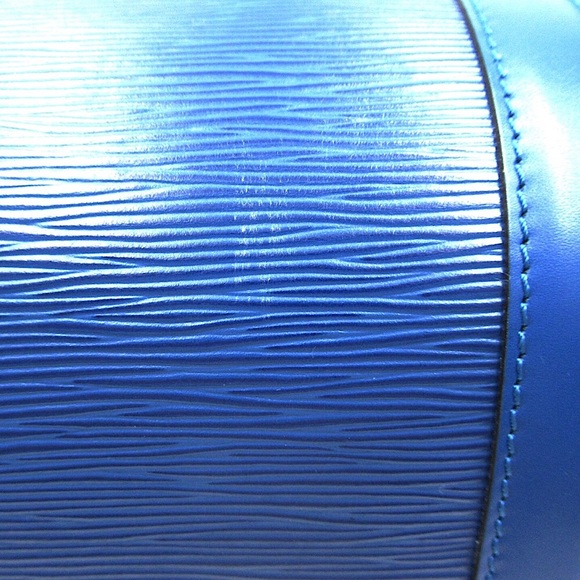 LOUIS VUITTON Blue Epi Leather Keepall 60 Boston Travel Duffel Bag SP0915 - Picture 13 of 15